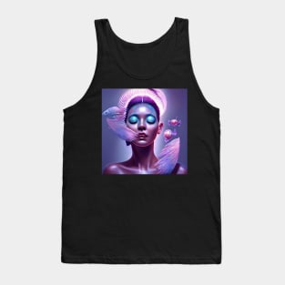 SURREAL BEUTIFUL GIRL jellyfish Tank Top